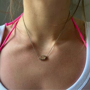 rose gold kendra scott elisa pendant adjustable necklace🩷💛
